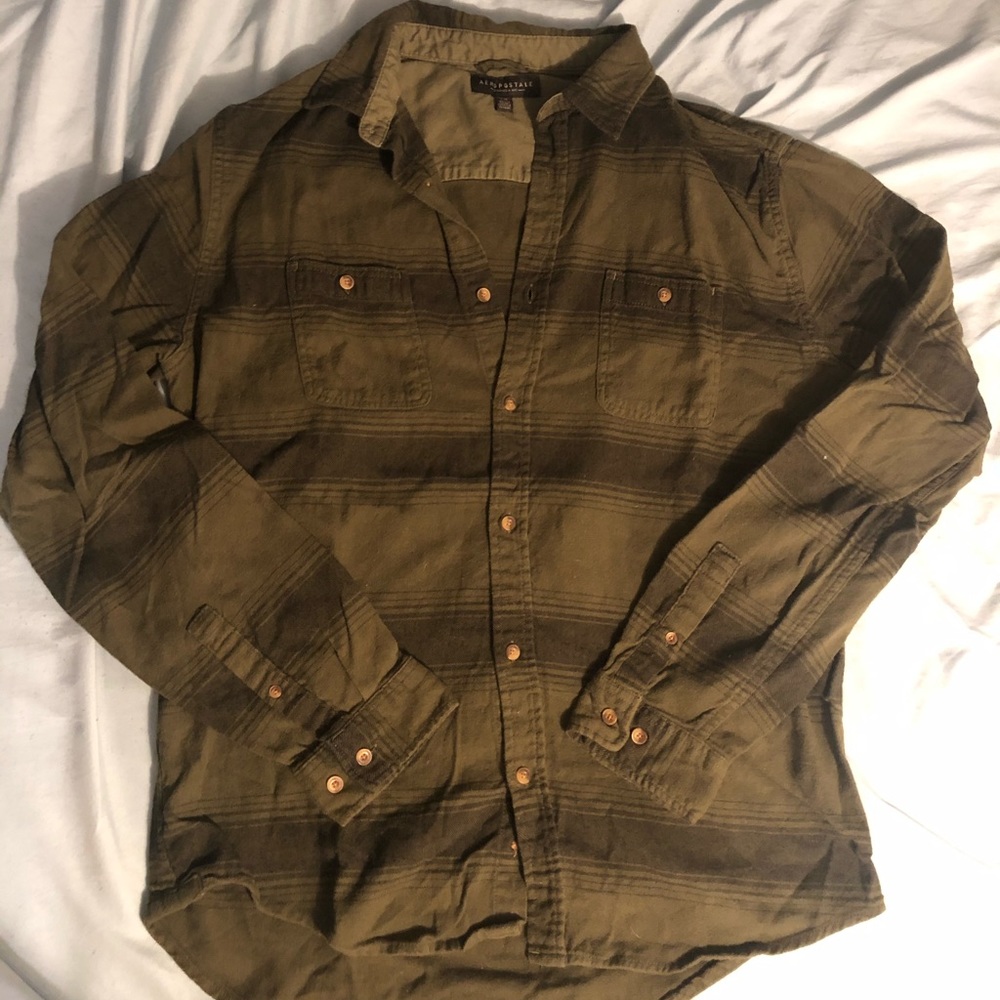 Men’s Aeropostale Plaid Button Down Flannel